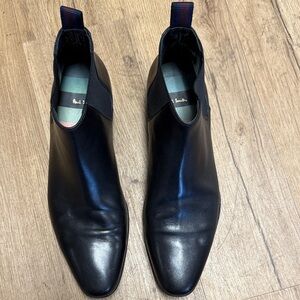 Paul Smith Black leather  boots in EXCELLENT Condition. Size 8 Made in Italy